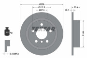 92279303 Brzdový kotouč Shoe Kit Pro TEXTAR