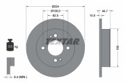 92291603 Brzdový kotouč Shoe Kit Pro TEXTAR