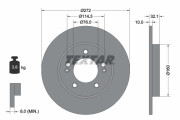 92291703 Brzdový kotouč Shoe Kit Pro TEXTAR