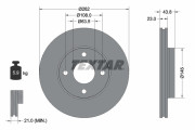 92292703 Brzdový kotouč Shoe Kit Pro TEXTAR