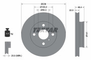 92294603 Brzdový kotouč Shoe Kit Pro TEXTAR