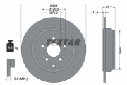 92296603 Brzdový kotouč Shoe Kit Pro TEXTAR