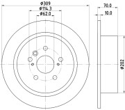 92297003 Brzdový kotouč Shoe Kit Pro TEXTAR