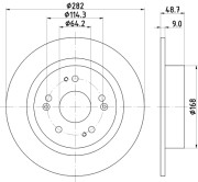 92298203 Brzdový kotouč Shoe Kit Pro TEXTAR