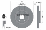 92299403 Brzdový kotouč Shoe Kit Pro TEXTAR