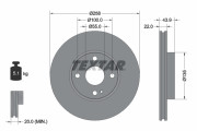 92300903 Brzdový kotouč Shoe Kit Pro TEXTAR
