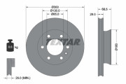 92301203 Brzdový kotouč Shoe Kit Pro TEXTAR