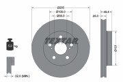 92301703 Brzdový kotouč Shoe Kit Pro TEXTAR