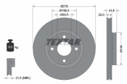 92303203 Brzdový kotouč Shoe Kit Pro TEXTAR