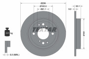 92304403 Brzdový kotouč Shoe Kit Pro TEXTAR