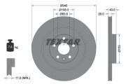 92304503 Brzdový kotouč Shoe Kit Pro TEXTAR