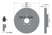 92304803 Brzdový kotouč Shoe Kit Pro TEXTAR