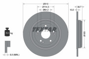 92306103 Brzdový kotouč Shoe Kit Pro TEXTAR