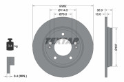92314403 Brzdový kotouč Shoe Kit Pro TEXTAR