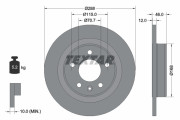 92314603 Brzdový kotouč Shoe Kit Pro TEXTAR