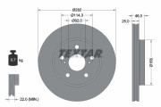 92321203 Brzdový kotouč Shoe Kit Pro TEXTAR