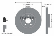 92326003 Brzdový kotouč Shoe Kit Pro TEXTAR
