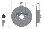 92326403 Brzdový kotouč Shoe Kit Pro TEXTAR