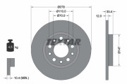 92326503 Brzdový kotouč Shoe Kit Pro TEXTAR