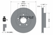 92336103 Brzdový kotouč Shoe Kit Pro TEXTAR