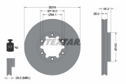92338603 Brzdový kotouč Shoe Kit Pro TEXTAR