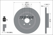 92343103 Brzdový kotouč Shoe Kit Pro TEXTAR