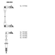 600/259 Sada kabelů pro zapalování BREMI