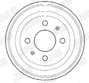 329000J Brzdový buben JURID