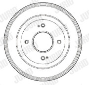 329061J Brzdový buben JURID