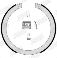 362592J Sada brzdových čelistí, parkovací brzda JURID