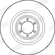 561040J Brzdový kotouč JURID