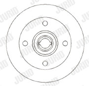 561093J Brzdový kotouč JURID