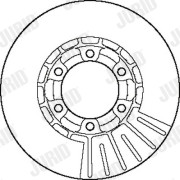 561485J Brzdový kotouč JURID