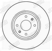 561705J Brzdový kotouč JURID
