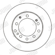 561805J Brzdový kotouč JURID