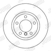 562010J Brzdový kotouč JURID
