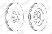 562389J Brzdový kotouč JURID