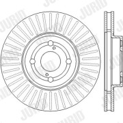 562435J Brzdový kotouč JURID
