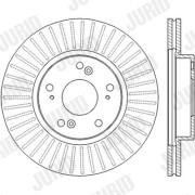 562457J Brzdový kotouč JURID
