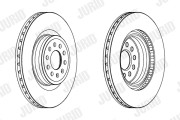 562908JC Brzdový kotouč JURID