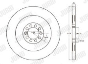 567141J Brzdový kotouč JURID