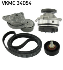 VKMC 34054 Vodní pumpa + klinový żebrový řemen SKF