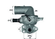 TI 133 88D Termostat, chladivo BEHR