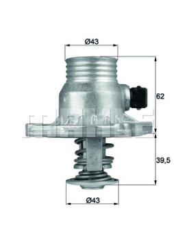 TM 11 105 Termostat, chladivo BEHR