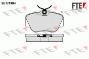 9010065 Sada brzdových destiček, kotoučová brzda FTE