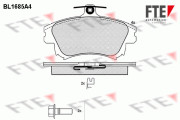 9010297 Sada brzdových destiček, kotoučová brzda FTE