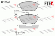 9010366 Sada brzdových destiček, kotoučová brzda FTE