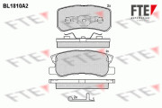 9010386 Sada brzdových destiček, kotoučová brzda FTE