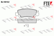 9010466 Sada brzdových destiček, kotoučová brzda FTE