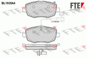 9010517 Sada brzdových destiček, kotoučová brzda FTE